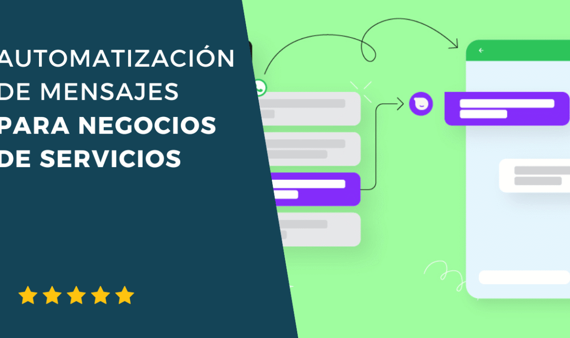 Automatización de mensajes para negocios de servicios